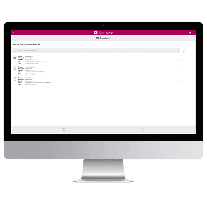 Group Self-Service<br />

